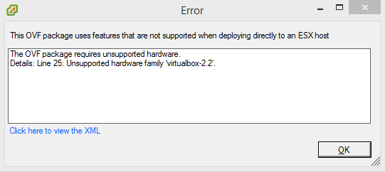 ovf import fail