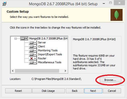 MongoDB Select Options